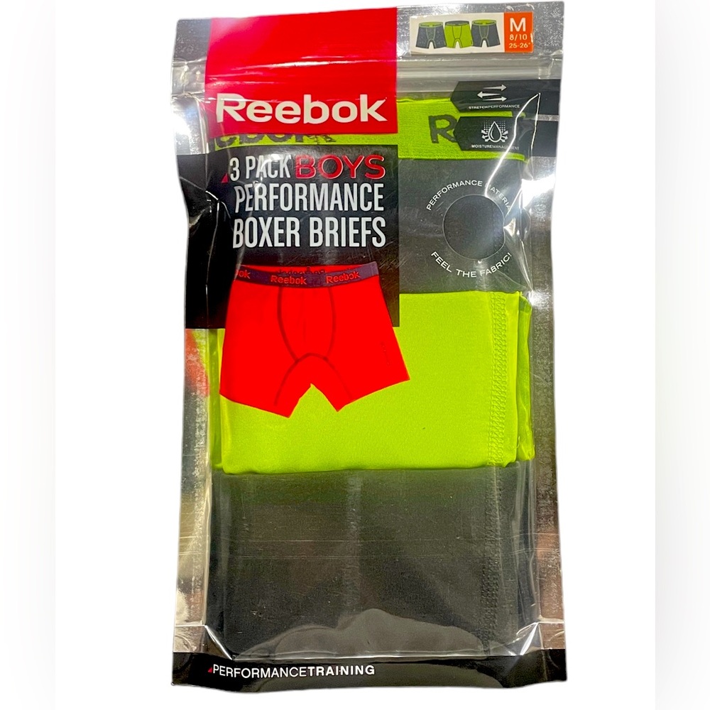 Reebok Boys Performance Briefs NWOT